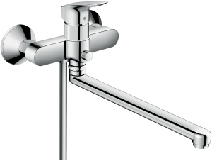 Hansgrohe Bateria wannowa Logis jednouchwytowa długa wylewka chrom