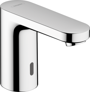 Hansgrohe Vernis Blend Samoczynna bateria umywalkowa do zimnej wody lub wody z określoną temperaturą, zasilana baterią Vernis Blend Chrom