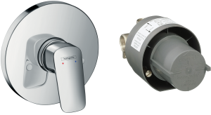 Hansgrohe Logis Zestaw prysznicowy, montaż podtynkowy Logis Chrom