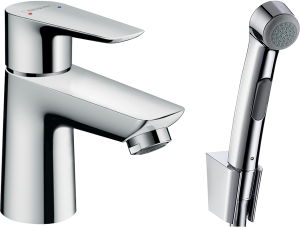 Hansgrohe Talis E Jednouchwytowa bateria umywalkowa z główką bidette i wężem 160 cm Talis E Chrom