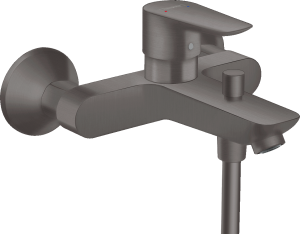 Hansgrohe Talis E Jednouchwytowa bateria wannowa, montaż natynkowy Talis E Czarny Chrom Szczotkowany