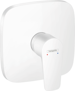 Hansgrohe Talis E Jednouchwytowa bateria prysznicowa, montaż podtynkowy, element zewnętrzny Talis E Biały Matowy