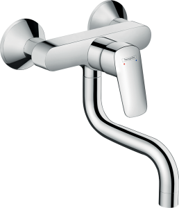 Hansgrohe Logis M31 Jednouchwytowa bateria kuchenna , montaż ścienny, 1jet Logis M31 Chrom