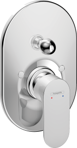 Hansgrohe Rebris S Jednouchwytowa bateria wannowa, montaż podtynkowy, element zewnętrzny Rebris S Chrom