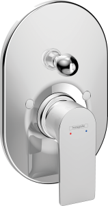 Hansgrohe Bateria wannowa podtynkowa Rebris E element zewnętrzny chrom