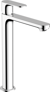 Hansgrohe Rebris S Jednouchwytowa bateria umywalkowa 240 CoolStart do mis umywalkowych z kompletem odpływowym Rebris S Chrom