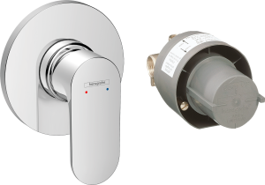 Hansgrohe Rebris S Zestaw jednouchwytowa bateria prysznicowa, montaż podtynkowy, Rebris S Chrom