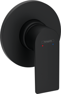Hansgrohe Rebris E Jednouchwytowa bateria prysznicowa, montaż podtynkowy Rebris E Czarny Matowy