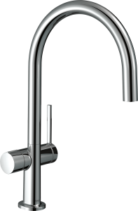 Hansgrohe Talis M54 Jednouchwytowa bateria kuchenna 220, z zaworem odcinającym, 1jet Talis M54 Chrom