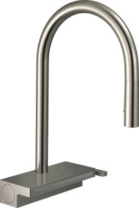 Hansgrohe Aquno Select M81 Jednouchwytowa bateria kuchenna 170, wyciągana wylewka, 3jet, sBox Aquno Select M81 Stal Szlachetna Finish
