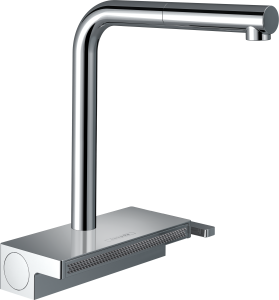 Hansgrohe Aquno Select M81 Jednouchwytowa bateria kuchenna 250, wyciągana wylewka, 2jet Aquno Select M81 Chrom