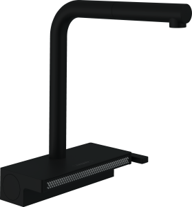 Hansgrohe Aquno Select M81 Jednouchwytowa bateria kuchenna 250, wyciągana wylewka, 2jet Aquno Select M81 Czarny Matowy