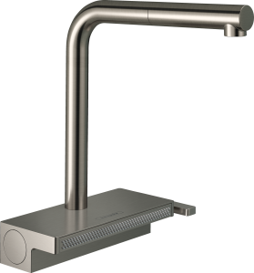 Hansgrohe Aquno Select M81 Jednouchwytowa bateria kuchenna 250, wyciągana wylewka, 2jet Aquno Select M81 Stal Szlachetna Finish