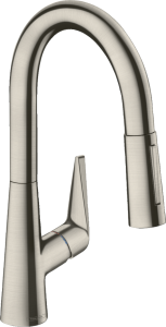 Hansgrohe Talis M51 Jednouchwytowa bateria kuchenna 160, wyciągana wylewka, 2jet, sBox Talis M51 Stal Szlachetna Finish