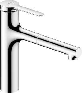 Hansgrohe Zesis M33 Jednouchwytowa bateria kuchenna 160, wyciągana wylewka, 2jet Zesis M33 Chrom