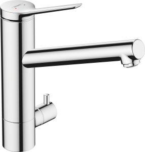 Hansgrohe Zesis M33 Jednouchwytowa bateria kuchenna 200, z zaworem umożliwiającym podłączenie pralki lub zmywarki, CoolStart, 1jet Zesis M33 Chrom