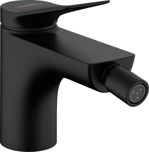 Hansgrohe Vivenis Jednouchwytowa bateria bidetowa z kompletem odpływowym Vivenis Czarny Matowy