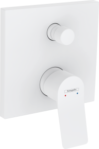 Hansgrohe Vivenis Jednouchwytowa bateria wannowa do montażu podtynkowego, element zewnętrzny Vivenis Biały Matowy