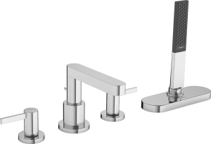 Hansgrohe Bateria wannowa 4-otworowa Finoris do montażu na brzegu z sBox