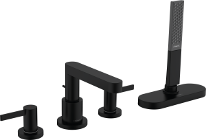 Hansgrohe Bateria wannowa 4-otworowa Finoris do montażu na brzegu z sBox