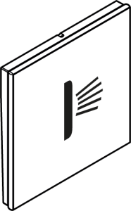 Hansgrohe Symbol RainSelect dysza boczna   Złoty Optyczny Polerowany