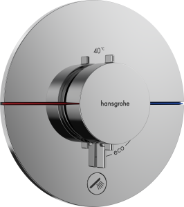 Hansgrohe ShowerSelect Comfort S Bateria termostatyczna, podtynkowa do 1 odbiornika z dodatkowym wyjściem ShowerSelect Comfort S Chrom