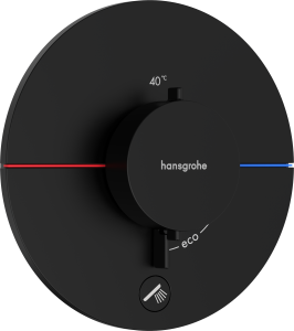 Hansgrohe ShowerSelect Comfort S Bateria termostatyczna, podtynkowa do 1 odbiornika z dodatkowym wyjściem ShowerSelect Comfort S Czarny Matowy