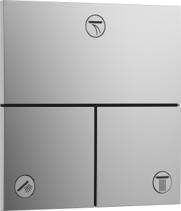 Hansgrohe ShowerSelect Comfort E Zawór odcinający, podtynkowy do 3 odbiorników ShowerSelect Comfort E Chrom