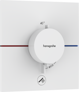 Hansgrohe ShowerSelect Comfort E Bateria termostatyczna, podtynkowa do 1 odbiornika z dodatkowym wyjściem ShowerSelect Comfort E Biały Matowy