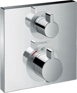 Hansgrohe Bateria termostatyczna podtynkowa Ecostat Square 2-odbiornikowa