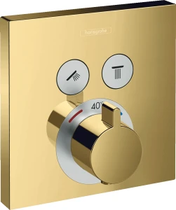 Hansgrohe BATERIA TERMOST. PODT. SHOWER SELECT DLA 2 ODB. ZŁOTO OPTYCZNE