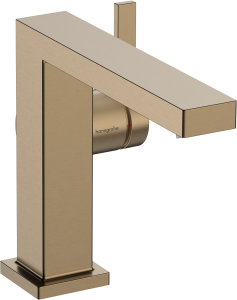 Hansgrohe Tecturis E Jednouchwytowa bateria umywalkowa 110 Fine, CoolStart bez kompletu odpływowego Tecturis E Brąz Szczotkowany