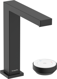 Hansgrohe Tecturis E 2-otworowa bateria umywalkowa 150 CoolStart z niezamykanym kompletem odpływowym Tecturis E Czarny Matowy