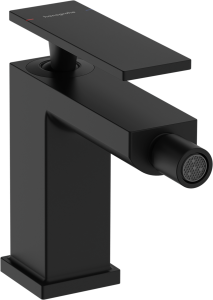 Hansgrohe Tecturis E Jednouchwytowa bateria bidetowa z kompletem odpływowym Tecturis E Czarny Matowy