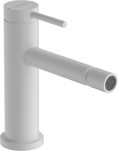 Hansgrohe Tecturis S Jednouchwytowa bateria bidetowa z kompletem odpływowym Tecturis S Biały Matowy