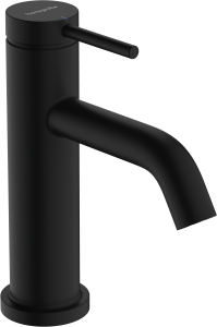 Hansgrohe Tecturis S Bateria bez mieszacza 80 do zimnej lub wstępnie zmieszanej wody bez kompletu odpływowego Tecturis S Czarny Matowy