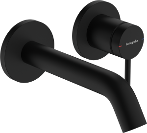 Hansgrohe Tecturis S Jednouchwytowa bateria umywalkowa ścienna, podtynkowa z wylewką 16,5 cm Tecturis S Czarny Matowy