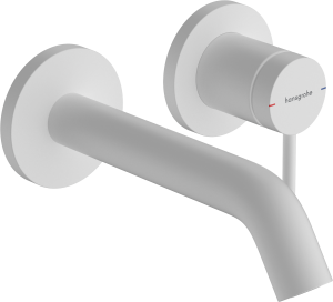 Hansgrohe Tecturis S Jednouchwytowa bateria umywalkowa ścienna, podtynkowa z wylewką 16,5 cm Tecturis S Biały Matowy
