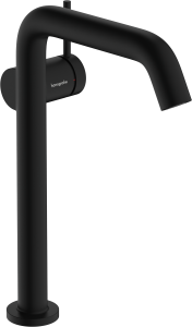 Hansgrohe Tecturis S Jednouchwytowa bateria umywalkowa 240 Finie do umywalek nablatowych, CoolStart bez kompletu odpływowego Tecturis S Czarny Matowy