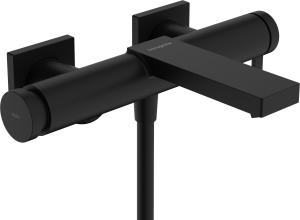 Hansgrohe Tecturis E Jednouchwytowa bateria wannowa natynkowa Tecturis E Czarny Matowy