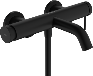 Hansgrohe Tecturis S Jednouchwytowa bateria wannowa natynkowa Tecturis S Czarny Matowy