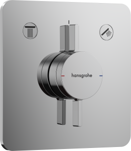 Hansgrohe DuoTurn Q Bateria z mieszaczem, podtynkowa do 2 odbiorników DuoTurn Q Chrom