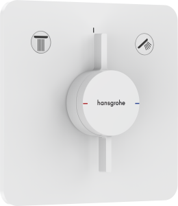 Hansgrohe DuoTurn Q Bateria z mieszaczem, podtynkowa do 2 odbiorników DuoTurn Q Biały Matowy