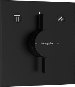Hansgrohe DuoTurn E Bateria z mieszaczem, podtynkowa do 2 odbiorników DuoTurn E Czarny Matowy