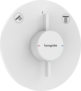 Hansgrohe DuoTurn S Bateria z mieszaczem, podtynkowa do 2 odbiorników DuoTurn S Biały Matowy