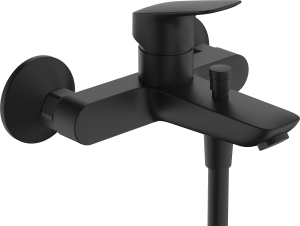 Hansgrohe Bateria wannowa natynkowa Logis czarny matowy