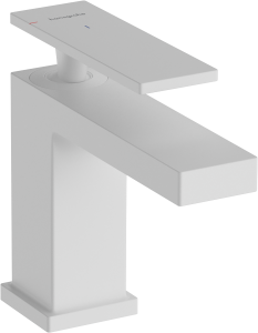 Hansgrohe Tecturis E Jednouchwytowa bateria umywalkowa 80 CoolStart bez kompletu odpływowego Tecturis E Biały Matowy