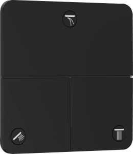 Hansgrohe ShowerSelect Comfort Q Zawór odcinający, podtynkowy do 3 odbiorników ShowerSelect Comfort Q Czarny Matowy