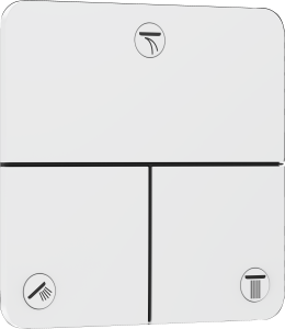 Hansgrohe ShowerSelect Comfort Q Zawór odcinający, podtynkowy do 3 odbiorników ShowerSelect Comfort Q Biały Matowy