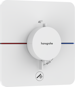 Hansgrohe ShowerSelect Comfort Q Bateria termostatyczna, podtynkowa do 1 odbiornika Biały Matowy